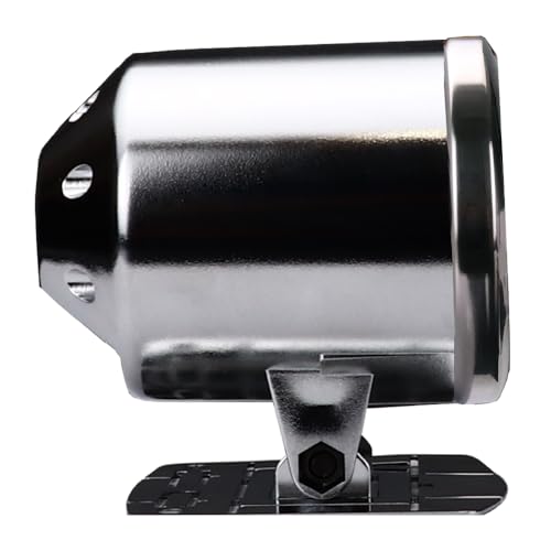 RACETECH 52mm Universal Single Gauge Mounting Cup & Stand – Chrome - color: Chrome, size: 52mm (2-1/16")