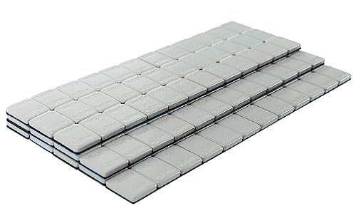 1/4 oz Adhesive Stick On Wheel Weights, 624pcs, Gray - color: Silver