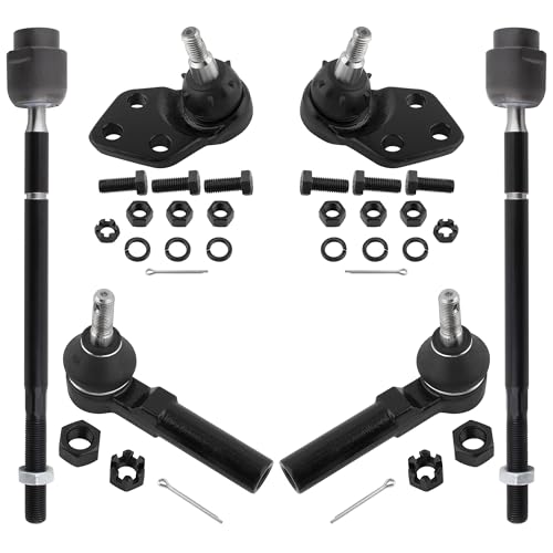 BOXI 6pcs Front Inner Outer Tie Rod Ends Ball Joints Fits for Buick LeSabre 1986-1999 for Cadillac Deville 1985-1993 for Oldsmobile 98 1985-1996 for Pontiac Bonneville 1987-1999 / ES2261 K5295 EV116