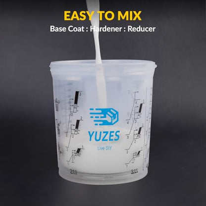 YUZES Disposable Paint Cups for Spray Gun, 20 oz 40-Pack Paint Cup System - size: 20 oz 40-Pack Kit