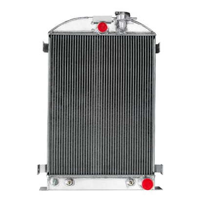 4 Row Aluminum Radiator For 1935 1936 Ford Model A Stock Height Chevy Engine