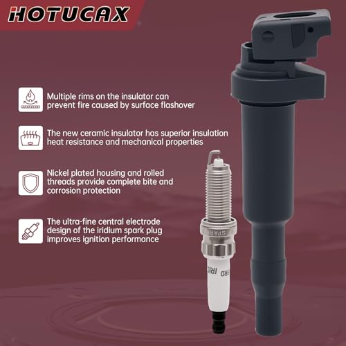 UF592 Ignition Coils & Double Iridium Spark Plug Set, 6 Pack - size: UF592 & Spark Plugs