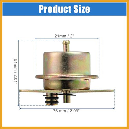Fuel Injection Pressure Regulator for Ford F-150 1994-1999 for Ford F-250 1993-1999 Replaces F4SZ9C968A F4TZ9C968B Replacement