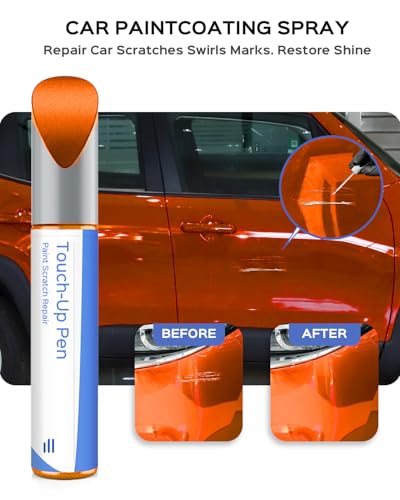 Touch Up Paint Compatible with Jeep Exact Match Chips and Nicks Touch Up (Joose/Crush/Header Orange(PL4/KL4)) - color: Joose/Crush/Header Orange(PL4/KL4)