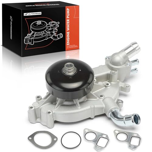 A-Premium Water Pump with Thermostat & Gasket Compatible with GM Vehicles