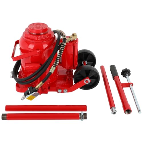 SCITOO Air/Hydraulic Bottle Jack 50 Ton Pneumatic Bottle Jack 11,0231 lbs