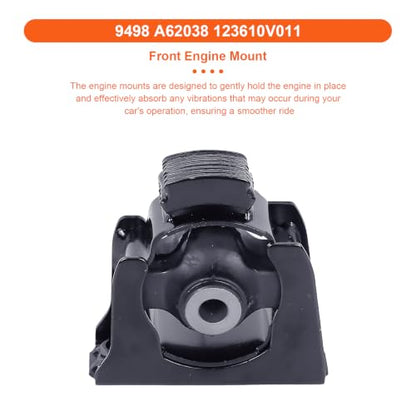 Engine Motor Mount Set & Trans Mount,Replacement for A62038 A62050 A62064 - size: 09-12 Toyota RAV4 L4 2.5L