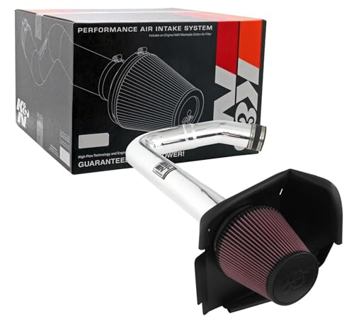 K&N Cold Air Intake System: High-Flow Air Filter, Increase Performance & Acceleration: Compatible with 2011-2023 Chrysler/Dodge: 300, Challenger, Charger, 69-2544TP - style: Metal