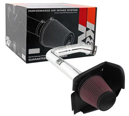 K&N Cold Air Intake System: High-Flow Air Filter, Increase Performance & Acceleration: Compatible with 2011-2023 Chrysler/Dodge: 300, Challenger, Charger, 69-2544TP - style: Metal