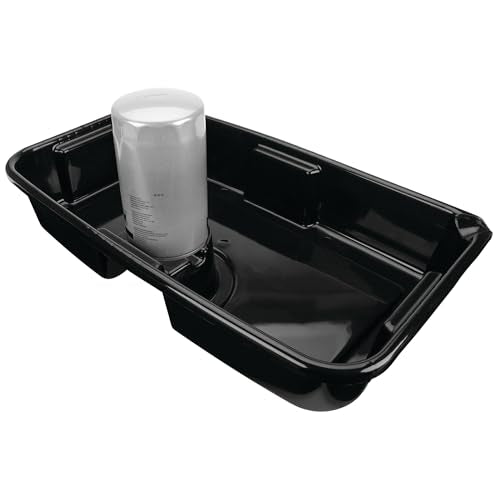 Performance Tool W4079 11-Quart Automotive Oil Drain Pan with Filter Stand - style: 11 Quart Drain Pan
