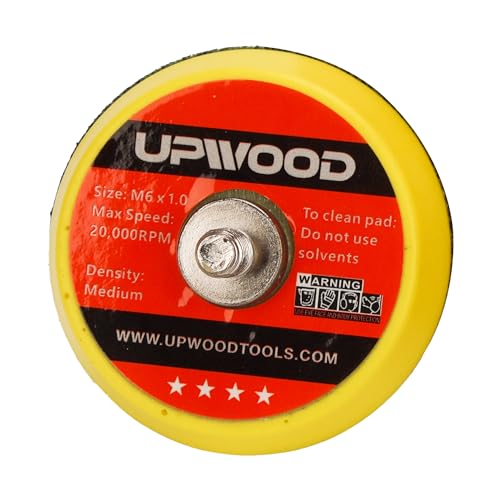 8 pcs 2 inch M6 Thread Hook and Loop Backing Pad for Mini Air Sander Polisher - color: Hook and Loop, size: 2 inch M6 Thread