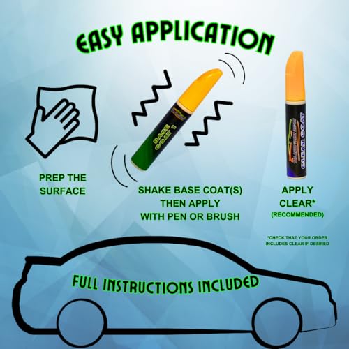 Auto Paint Depot Touch Up Paint - High Gloss Clear Coat -Made in The USA (.5 oz Multi-Pen)
