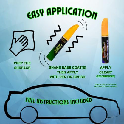 Auto Paint Depot Touch Up Paint - High Gloss Clear Coat -Made in The USA (.5 oz Multi-Pen)