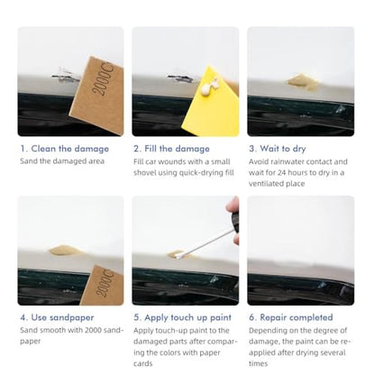 PDW Dazzling White/Winter White Touch Up Paint for Hyundai - color: PDW Dazzling White/Winter White