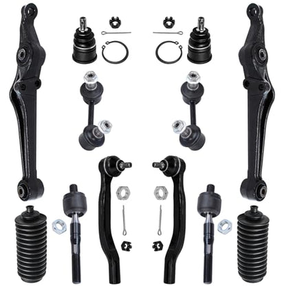Detroit Axle - 12pc Front End Suspension Kit for 1998 1999 2000 2001 2002 - size: 12CS472040/12PC