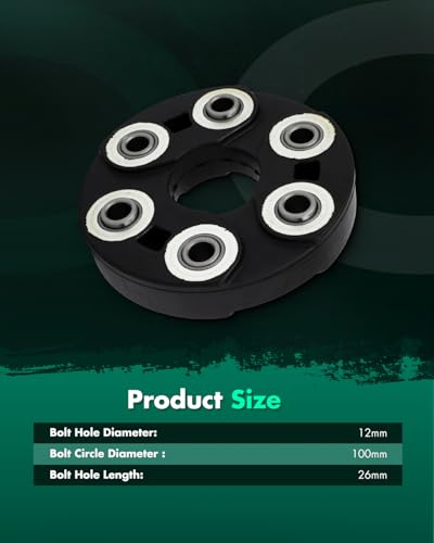 SCITOO 935-501 Front/Rear Drive Shaft Coupler Flex Joint Propshaft Coupling - size: Outer Diameter: 140 mm, 935-501