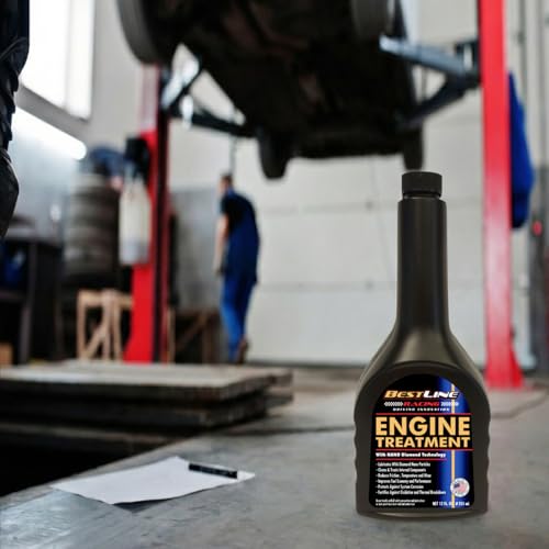 Safe & Effective - Engine Oil Additive/Treatment, Diamond Nano-Lube by BestLine Racing. Reduces Friction Up to 60% – For Gas & Diesel Engines – More Power, Engine Life & Fuel Economy