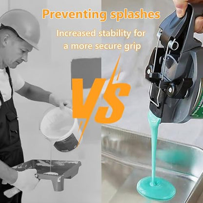 2PCS Paint Mixing Lids, 1 Gallon Paint Can Pour Spout, Paint Mixer - size: 2PCS 4L