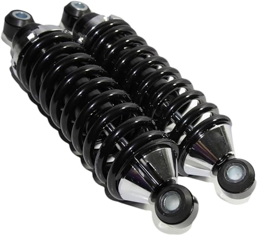 Rear Street Rod Coil Over Shock SET w/350 Pound Black Coated Springs - size: Spring Rate 350Pound