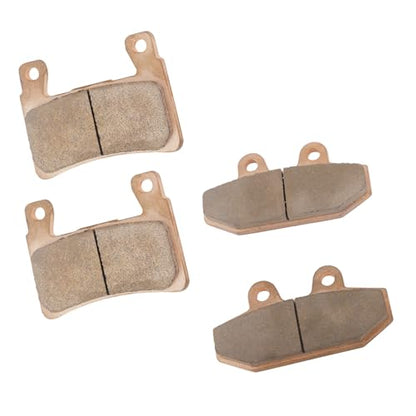 Sintered Disc Brake Pad For 2018-2024 Harley Davidson 107 Series, 114 Series, 117 Series, FLI Hydra-Glide Revival, Replace# FA265 41300102, FA710 41300197
