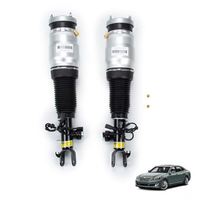 2 PCS Front Complete Struts Assembly Shock Absorbers Air Suspension Compatible with 2011-2016 Hyundai Equus Sedan, Replacement Struts Shocks Assembly for 546053N517, 546063N517, 546053N530, 546063N530 - size: F392