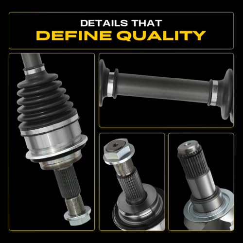 NCV69170 Front CV Axle Fit for Toyota 05-20 Tacoma, 03-22 4Runner, - size: NCV69170