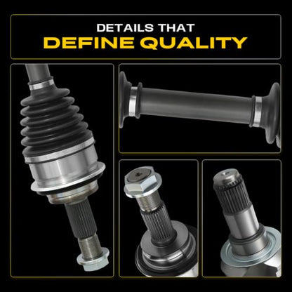 NCV69170 Front CV Axle Fit for Toyota 05-20 Tacoma, 03-22 4Runner, - size: NCV69170