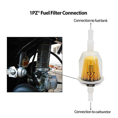 1PZ 1/4" and 5/16" inch Universal Fuel Filter Universal Gasoline Filters