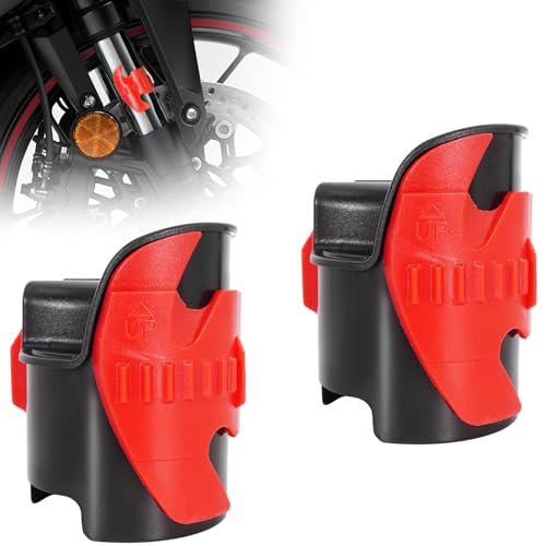 Motorcycle Fork Seal Cleaner 45-55mm Shock Absorber Repair Tool 2 Pack Red - color: RED