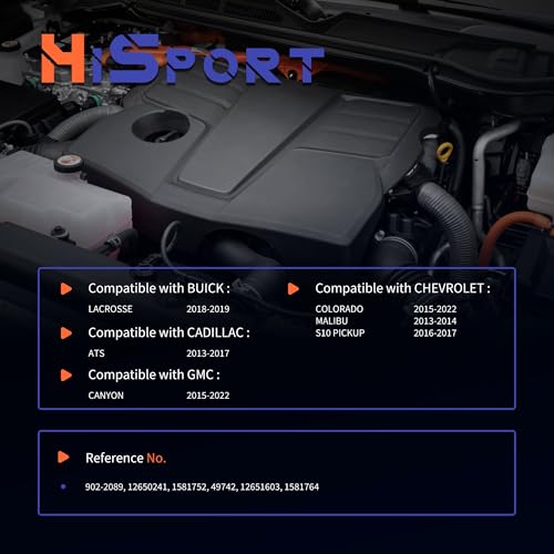 HiSport 902-2089 Engine Coolant Thermostat Housing Assembly - size: OE# 9022089