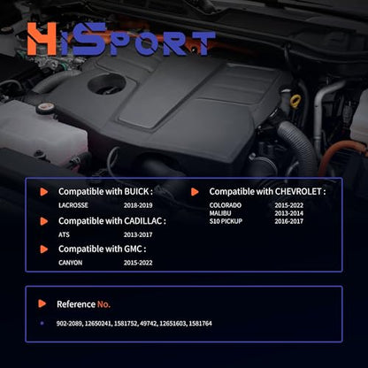 HiSport 902-2089 Engine Coolant Thermostat Housing Assembly - size: OE# 9022089