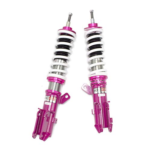 Godspeed MSS0218 MonoSS Coilover Lowering Kit, Fully Adjustable, Ride Height, Spring Tension And 16 Click Damping, compatible with Kia Rio (YB) 2018-20