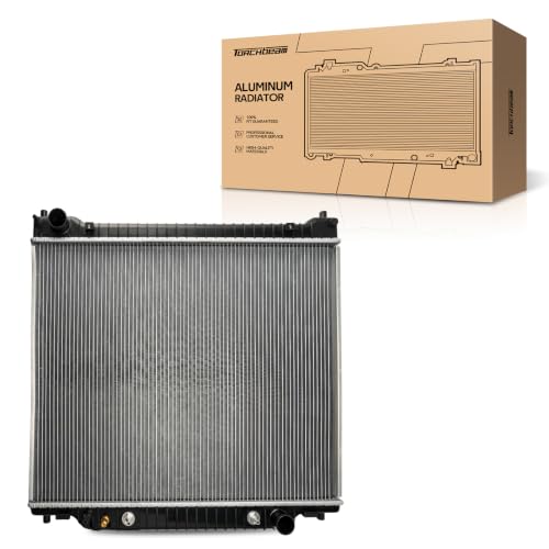 Torchbeam Core Radiator Compatible with E-150, E-250, E-150/E-250/E-350/E-450 Econoline/Club Wagon/Econoline Club Wagon/Super Duty, Econoline Super Duty (w/ 3/8 Transmission Oil Cooler Connections) - size: CU1995