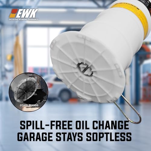 EWK 6.5L Pneumatic/Manual Oil Extractor, Oil Change Pump for Automotive - size: 6.5L