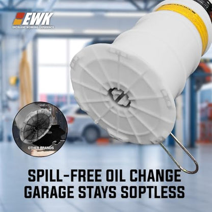 EWK 6.5L Pneumatic/Manual Oil Extractor, Oil Change Pump for Automotive - size: 6.5L