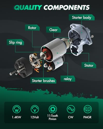 SCITOO Starter Compatible for Chevrolet Corvette Engine Motor 6941 - size: 6941N
