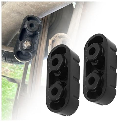 2PCS Rubber Exhaust Hangers OEM#25956663,15740212,Heavy-duty Muffler Hanger Car Accessories Compatible with Chevrolet Silverado 1500/2500/3500,Express 1500/2500/3500 (2PCS) - color: 2PCS