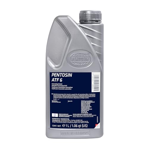 Pentosin 1058106 ATF 6 Long-Life Fully Synthetic Automatic Transmission Fluid for Select Aston Martin, Audi, Bentley, Jaguar, Land Rover, Maserati, Rolls Royce, 1 Liter Bottle, Pack of 1 - size: 1 Liter, Pack of 1