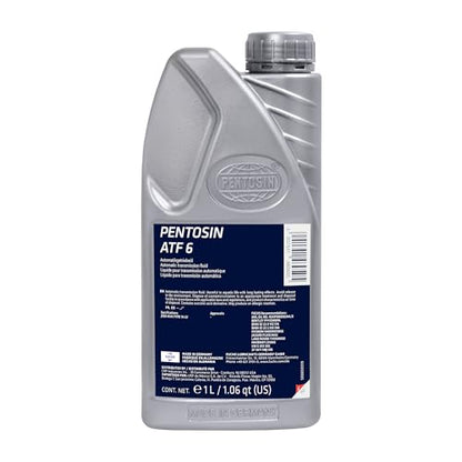 Pentosin 1058106 ATF 6 Long-Life Fully Synthetic Automatic Transmission Fluid for Select Aston Martin, Audi, Bentley, Jaguar, Land Rover, Maserati, Rolls Royce, 1 Liter Bottle, Pack of 1 - size: 1 Liter, Pack of 1