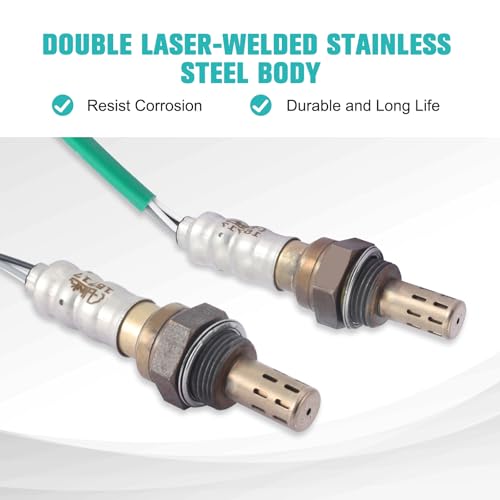 AULINK 15716 15717 15718 15719 Oxygen Sensor 4 PCS for Ford F150 F250 F350 Ranger Expedition Explorer Escape, for Mazda Tribute, Mercury Cougar, Lincoln Aviator, Jaguar S-Type 234-4045 234-4609
