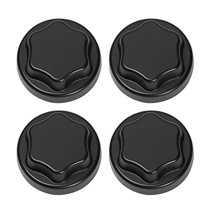 4Pcs Hub Wheel Center Caps Compatible with 20 2020 RZR Turbo PRO XP LT Black Tire Wheel Center Rim Cap Accessories Replace 1523805-744