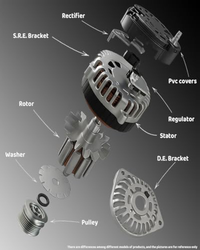 WorldCraft 12V 150A Alternator for Ford Focus 2012-2018 2.0L High Output - size: FG15S091