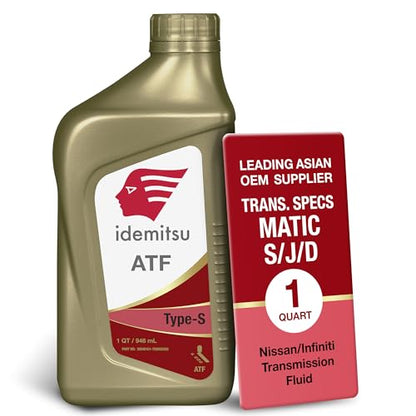 Idemitsu ATF Type S (Matic J, D) Transmission Fluid – 1 Qt - size: 1 Quart, style: 1 Pack
