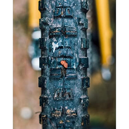 Peaty's Tubeless Bike Tyre Puncture Repair Plugger Kit - for MTB, Road & XC Bicycle Tyres - Unique Single-Sided Fork, for Rapid Puncture Repair to Fix Punctures Fast - 3X 3mm & 1.5mm Plugs - color: Red