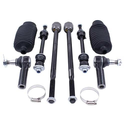 Front Suspension kit- Inner & Outer Tie Rod Ends, Sway Bar End Links w/Boot