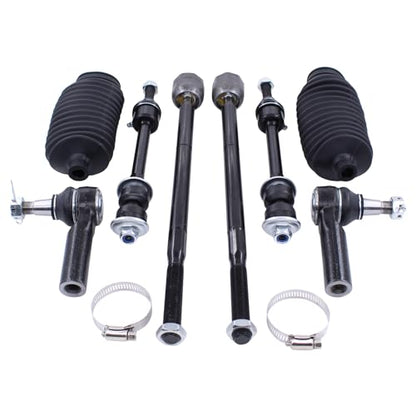 Front Suspension kit- Inner & Outer Tie Rod Ends, Sway Bar End Links w/Boot