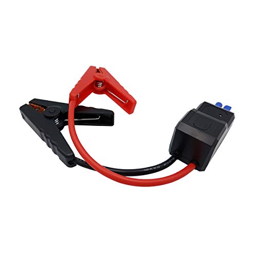 EC-5 Replacement Car Portable Battery Jump Starter Smart Cable, EC5 Car Battery Smart Clamps, 12V, 15A, Anti-short Connection & Reverse Charging Protection, All Copper Material