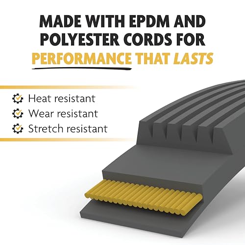 Top Drive, 4PK915, Premium Engine EPDM Serpentine Belt, 36.57" Length - size: 4PK915
