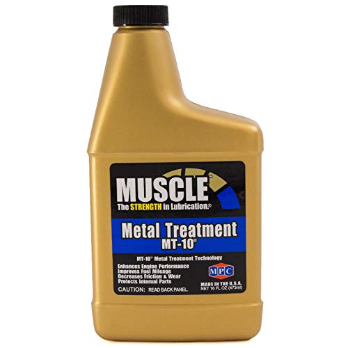 Muscle Metal Treatment MT-10, 16 Fluid Ounces, Anti-Friction Oil Additive - size: 16 Ounce