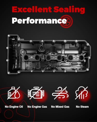 Engine Valve Cover Fits for 2008-2011 528i L6 3.0L, 2007-2013 328i - size: 11127552281